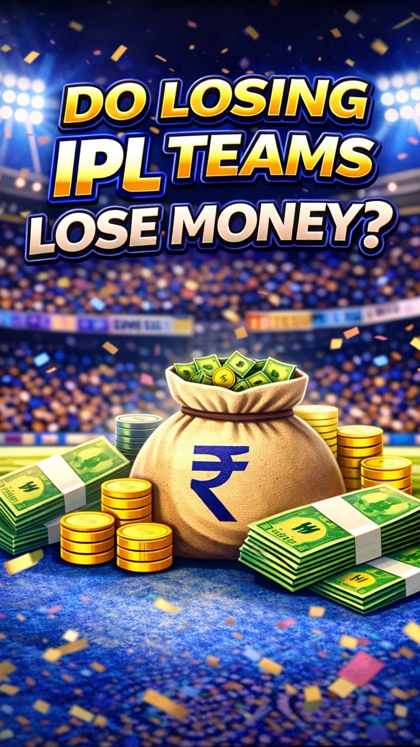 Do losing IPL teams lose money?