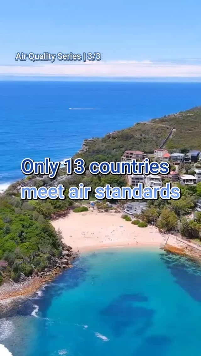 Only 13 countries meet air standards